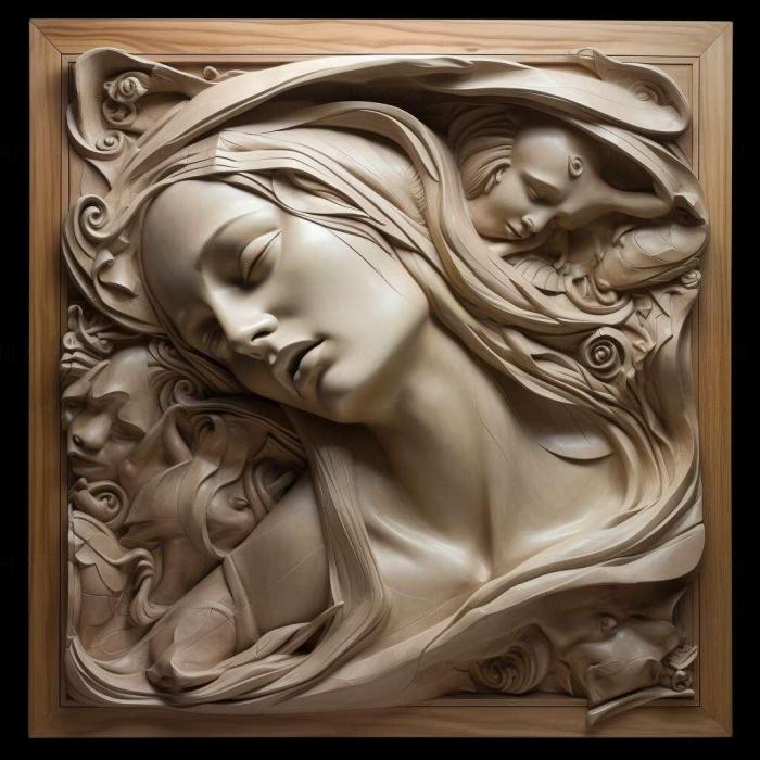 نموذج ثلاثي الأبعاد لآلة CNC 3D Art 